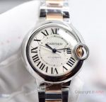 V6 Factory Swiss Cartier Ballon Bleu Two Tone Rose Gold Watch 33mm_th.jpg